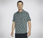 The GO WALK Air Printed Short Sleeve Shirt, TAUPE / NATUURLIJK, large image number 0