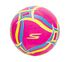 Hex Multi Wide Stripe Size 5 Soccer Ball, ROZE / BLAUW, swatch