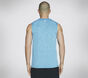GO DRI Charge Muscle Tank, BLAUW / GROENTE, large image number 1