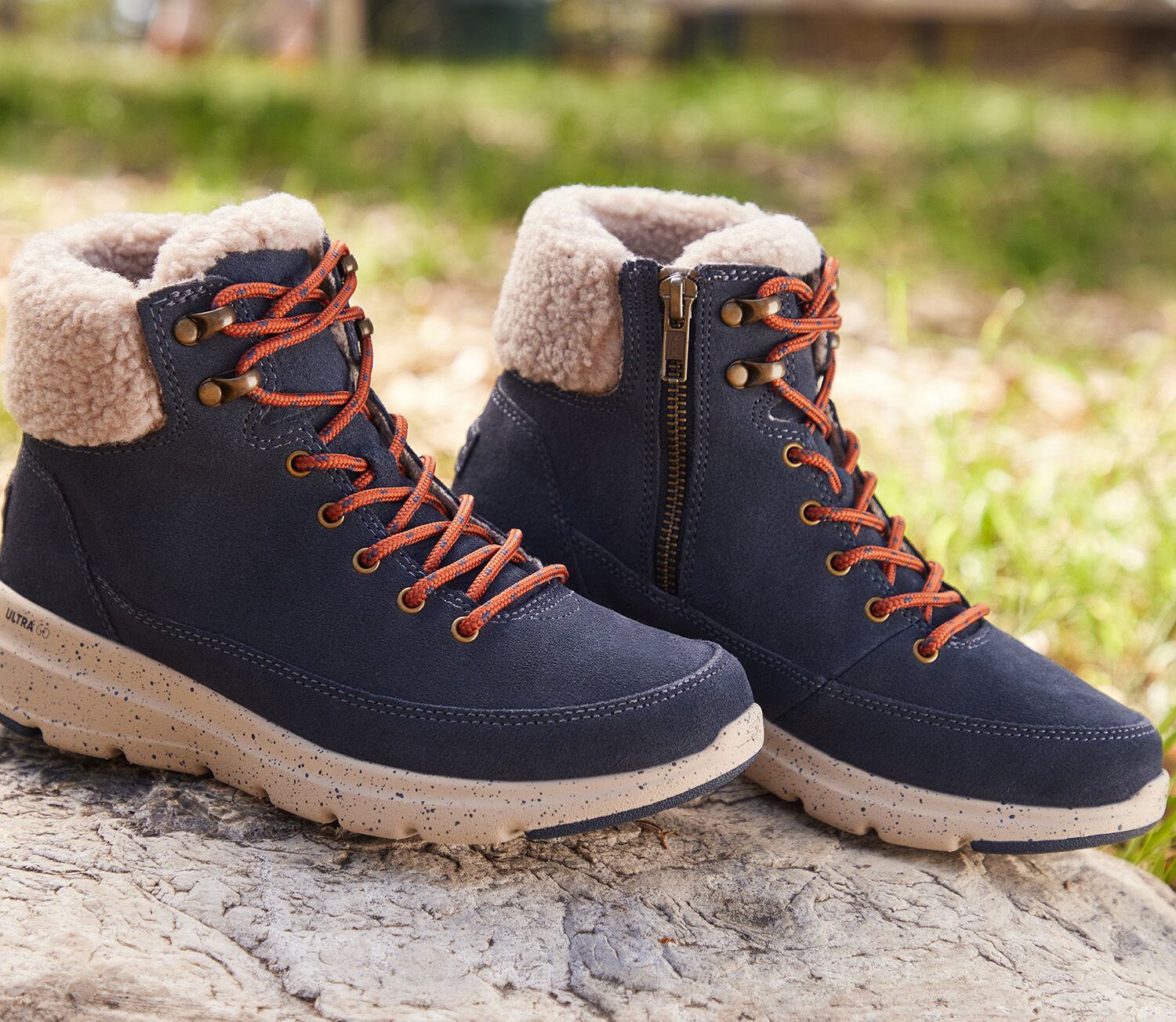 Skechers Tenley - Rits- \u0026 gesloten boots voor dames - Beige - Nelson.nl